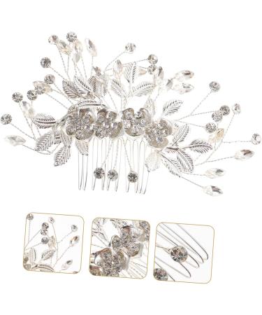 SKISUNO Bridal Hair Comb Hair Comb Bridal Headdress Hair Comb for Bride Elegant Hair Comb Bridal Side Comb Bride Hair Ornament Bride Wedding Decor Bridal Insert Comb Wedding Bride Comb - Buy Online on GoSupps.com