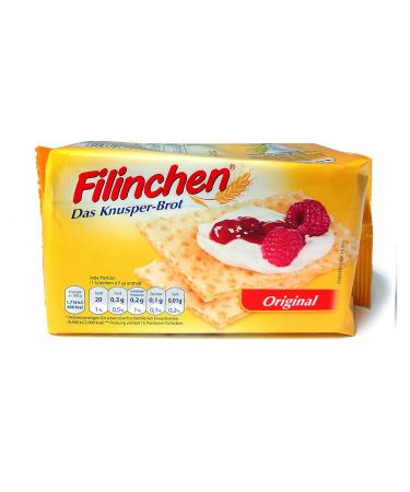 Buy Pack of 5 Filinchen The Crunchy Bread - Low Sugar & Sodium (5 x 75g) - International Shipping Available - Buy Online on GoSupps.com