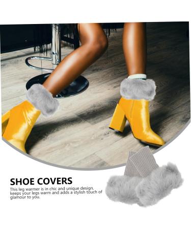 ToddMomy 3 Pairs Luxury Faux Fur Boot Covers | Fluffy Leg Warmers & Shoe Socks for Ultimate Comfort - Shop Internationally Now! - Buy Online on GoSupps.com