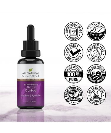 Fig Seed Oil | 100% Organic Ficus Carica | Cold Pressed Carrier Oil for Face Hair & Body | Essential Aromatherapy Moisturizer | 30ml - Buy Online on GoSupps.com