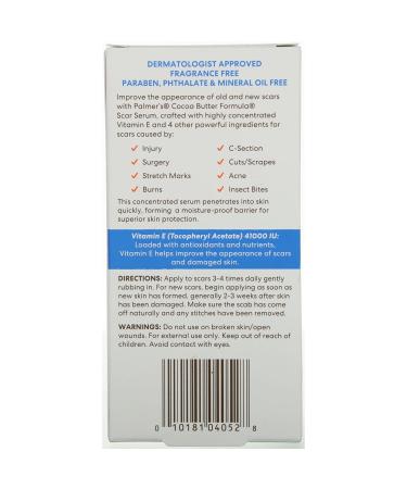 Palmer's Cocoa Butter Formula Scar Serum 1 oz (Pack of 6) - Buy Online on GoSupps.com