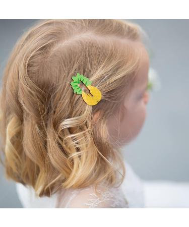 100 Non-Slip Snap Hair Clips - Sweet Color Metal Hair Accessories for Girls & Women - Buy Online on GoSupps.com