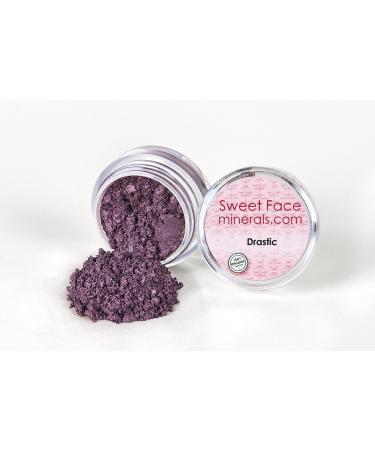 DRASTIC EYE SHADOW Jar Mineral Makeup Bare Skin Purple Liner Loose Powder Cover