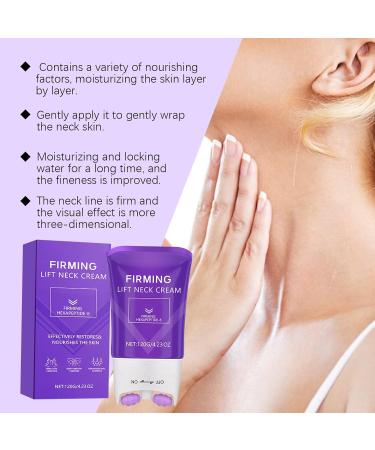 YOENBG Firming cream for the neck firms and lifts sagging skin with double roller massage antiaging moisture and lifting cream for neck and d collet repairs the skin 2 - Buy Online on GoSupps.com