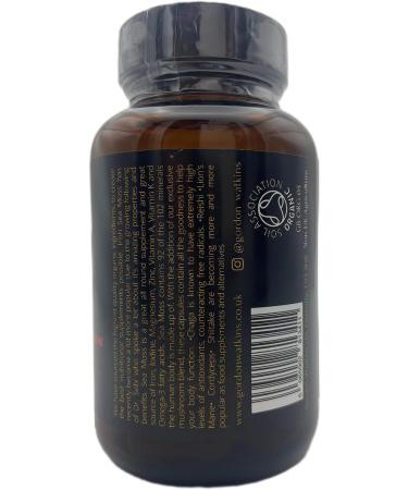 Organic Irish Sea Moss Capsules - 60 Vegan Capsules | GMO Free | Gordon Watkins Botanical Blend - Buy Online on GoSupps.com