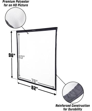GoSports 7 ft Golf Simulator - Premium 7 ft Size for Realistic Indoor Golf Experience - Buy Online on GoSupps.com