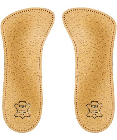 Kaps Flamenco Orthotic 3/4 Leather Insoles for Women - Longitudinal & Transverse Arch Support - Size 8 US / 39 EUR / 6 UK - Buy Online on GoSupps.com