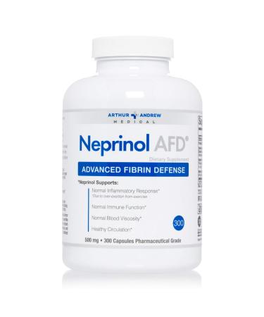 Arthur Andrew Medical Neprinol AFD Advanced Fibrin Defense 500 mg 300 Capsules