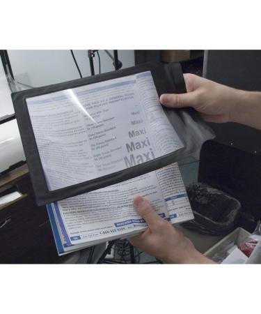 A4 Full Page Reading Magnifier 3X Large Sheet Full Sheet Glass Reading Aid Lens for Low Vision Books Pages Magazines Newspapers & Maps Better Life - Buy Online on GoSupps.com