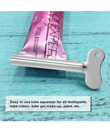 Ritioner Stainless Steel Toothpaste Squeezer Key Cream Tube Squeezing Cosmetic Oil Paint Squeezer Home Bathroom Supplies - Buy Online on GoSupps.com