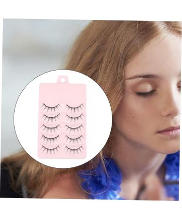 POPETPOP Magnetic False Eyelashes 5 Pairs Eyelash Make up 5d Extend Fiber Natural False Lashes - Buy Online on GoSupps.com