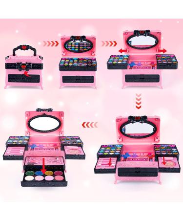 Foodwork Set for Girls | Washable Kids Makeup Case | Perfect Birthday & Holiday Gifts for Girls Aged 4-12 - Pink - Buy Online on GoSupps.com