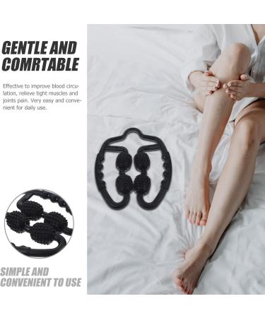 Manual Foam Massage Roller - Muscle Massager for Neck Shoulder Legs Arms & Back Pain Relief - Buy Online on GoSupps.com