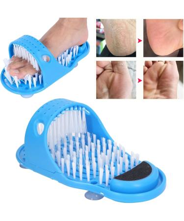 Shower Foot Scrubber for Simple Feet Cleaning Foot Washer for Shower Floor Mat with Suction Cups Removes Dead Skin Improves Relieves Pressure Blue - Buy Online on GoSupps.com