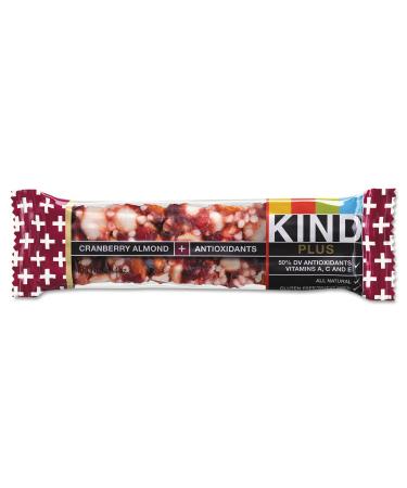 Buy KIND 17211 Plus Nutrition Boost Bar - Cranberry Almond with Antioxidants 1.4 oz 12/Box - International Shipping Available - Buy Online on GoSupps.com