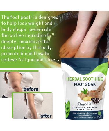 Herbal Detox Foot Soak Beads for Men & Women - Natural Cleansing & Shaping Detoxingherbs - Buy Online on GoSupps.com