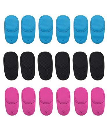 18 Pieces Amblyopia Eye Patches Amblyopia Lazy Eye Patches Weak Eye Patches Eye Patches Treat Strabismus and Lazy Eye Patch for Children(Blue Red Black)