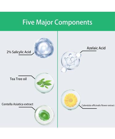 Back Acne Spray - 2% Salicylic Acid & Azelaic Acid Treatment for Body Chest & Face with Tea Tree Oil | Soothes Itching & Redness - International Shipping Available - Buy Online on GoSupps.com