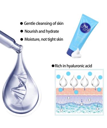 Sonew Face Wash with Hyaluronic Acid Gentle Daily Cleanser for All Skin Types | Pore Cleanser for Men & Women - Buy Online on GoSupps.com