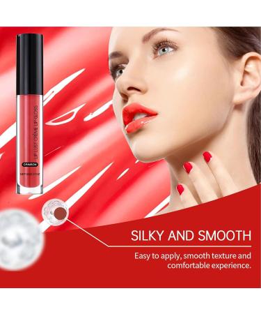 Tinted moisturizing and long lasting facial makeup tinted lip oil for home travel night party wedding winter spring office school appointment Red - Buy Online on GoSupps.com