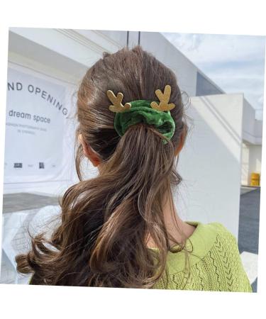 Beaupretty Christmas Hair Rope Christmas Hair Tie Womens Hair Bands Hair Accessory for Girls Stretch Headbands for Women Thick Hair Ties Girls Hair Ties Miss Elastic Band Fabric Elk - Buy Online on GoSupps.com