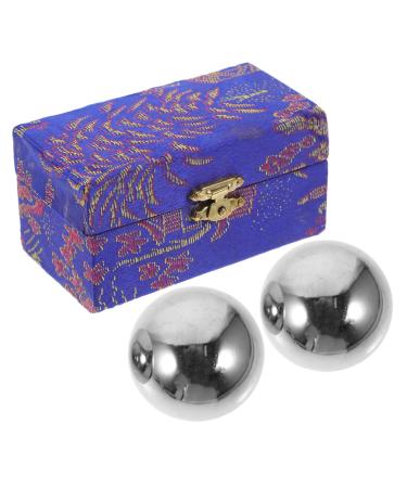 Wofashpuret 2st fitness handball for older people Chinese balls for the hand Chinese Baoding balls for health meditation balls Handballs Small ball iron ball Massage