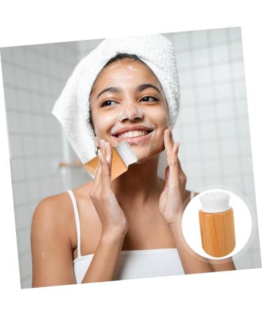 MAGICLULU Face Brush Beech Wood Facial Cleansing Brush Face Cleansing Brush Facial Exfoliator Brush Face Scrubber Exfoliator Brush Exfoliate for Face Scrubber Fiber Manual Exfoliating Brush - Buy Online on GoSupps.com