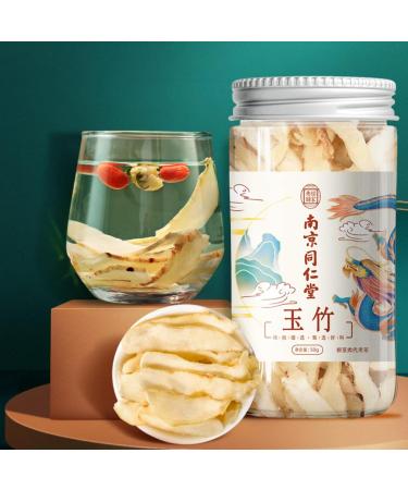  HQZMCTE Natural Chinese Herbal Tea Health Tea 50g (1.76oz) Dried Polygonatum Odoratum Yuzhu Herbals Sulfur-Free - Buy Online on GoSupps.com