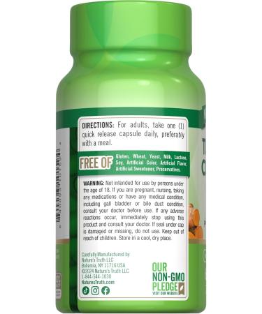 Nature's Truth Turmeric Curcumin with Black Pepper Extract | 500mg | 60 Capsules | Non-GMO and Gluten Free Complex Supplement - Buy Online on GoSupps.com