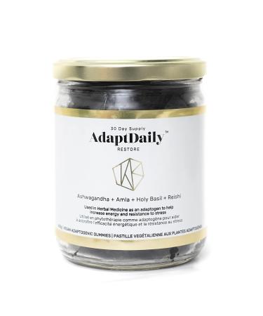 AdaptDaily Restore - Organic Adaptogenic Herbs Blend (1 Month Jar)