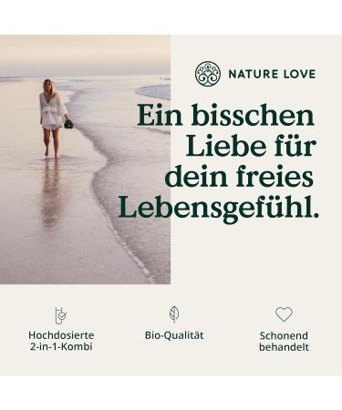 Nature Love Bio Spirulina & Chlorella - Organic 3000mg Daily Dose 500 Vegan Tablets Additive-Free High-Dose Laboratory Tested - Buy Online on GoSupps.com