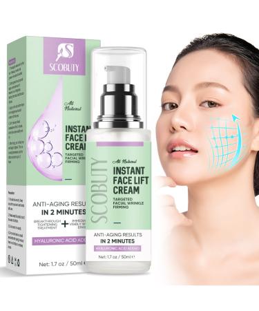 Instant Face Lift Cream  Temporary Face Lift Tightening Cream  Face  Neck  Eye Anti-aging Serum for Smoothing Fine Lines  Wrinkles and Firming Loose Sagging Skin for Women and Men