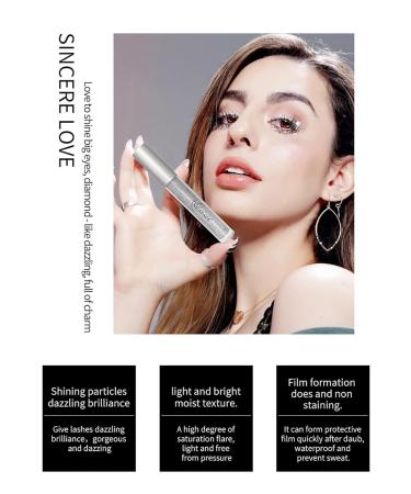 2 Pack Diamond Glitter Colored Mascara for Sparkling Eyes - Perfect for Stage, Party, Wedding, Music Festival | Long-Lasting Makeup - Buy Online on GoSupps.com