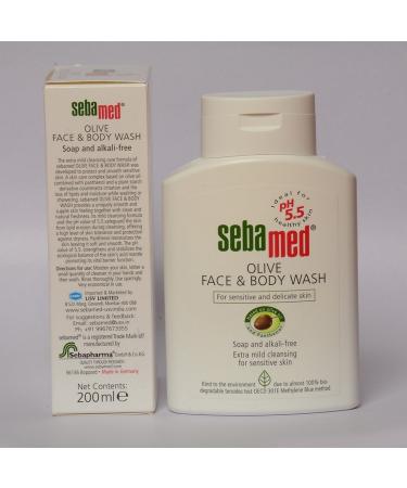 Buy Sebamed Olive Face & Body Wash 200ml - Gentle Hydrating Cleanser for All Skin Types - Free International Shipping - Buy Online on GoSupps.com