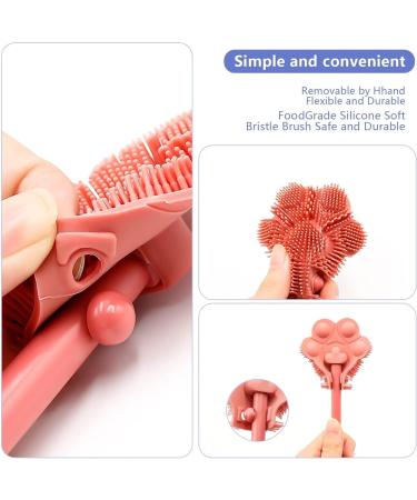 3-in-1 Red Baby Bottle Cleaning Brush Kit - For Bottles, Nipples, and More - Buy Online on GoSupps.com
