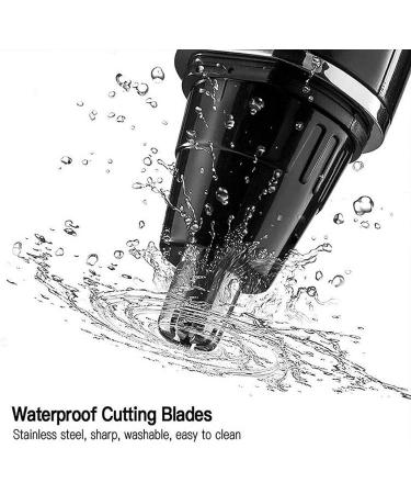 USB Rechargeable Ear and Nose Hair Trimmer - Waterproof Professional Dual Edge Blades for Men & Women - Buy Online on GoSupps.com