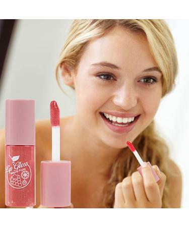  Hongjingda Lip Oil | Tinted Moisturizing Lip Balm Lip Balm Lip Care Transparent Lip Oil Long-Lasting Nourishing Repairing Luminous Non-Hongjingda - Buy Online on GoSupps.com