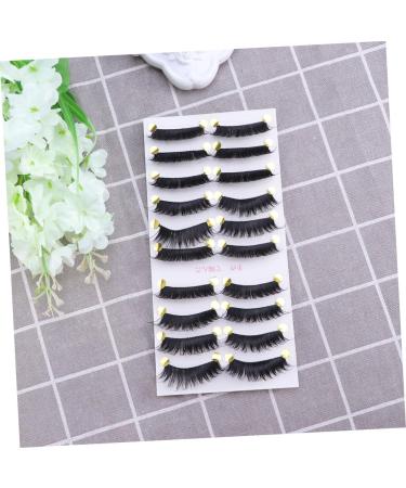 FRCOLOR Women Dense Eyelash 10 Pairs Lashes Natural False Lashes Natural False Eyelashes Eyelashes Natural Eyelashes Cross Eyelashes 3d Dense Dense Eyelash - Buy Online on GoSupps.com