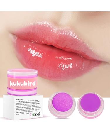 Kukubird Lip Mask - Hydrating Overnight Balm, Exfoliating Scrub for Chapped Lips (Grape) - Buy Online on GoSupps.com