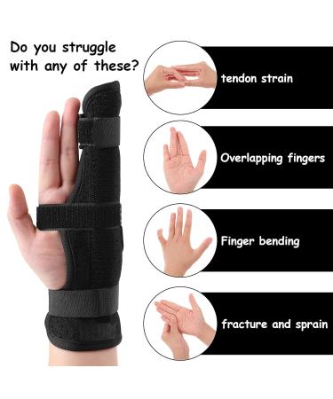 Adjustable DSL SQD Finger Rail for Ring & Small Fingers - Metacarpal Support for Boxer Fractures & Arthritis - Medium Hand Size - Buy Online on GoSupps.com