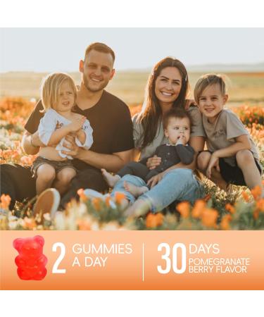 Jiaoming Panax Ginseng Gummies for Men and Women, 1500mg Ginseng Root Extract Boost Energy, Pectin-Based Mixed Berry Flavor Chews, Mood, Memory & Immune Support, 60 Count - Buy Online on GoSupps.com