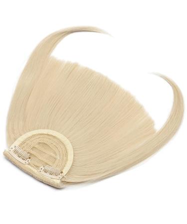 SEGO Clip-in Pony Hairpiece Extensions - Bleached Blonde Straight Fringe Bangs | Premium Quality Human Hair Look - Buy Online on GoSupps.com