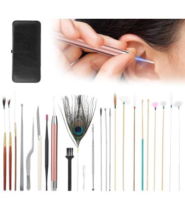 Double Ended Ear Wax Removal Tool Set - Black Classic Ear Picks - Buy Online on GoSupps.com