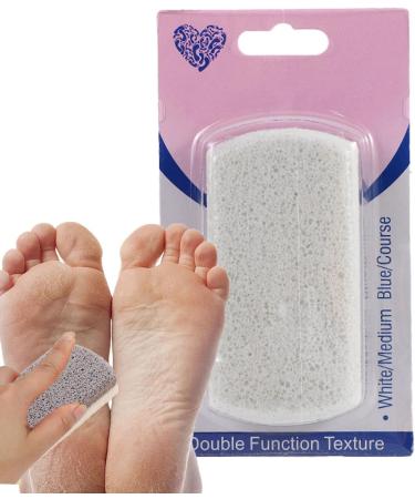 Foot Pumice Stone for Feet - Double-Sided Design Stone for Feet Foot Pumice Nursing Foot Stone for Heels Elbows Hands Gray - Buy Online on GoSupps.com