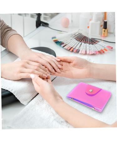 Ipetboom Nail Art Card Holder Nail Art Plates Organizer Nail Art Stamp Organizer Nail Stamping Bag Nail Art Stamp Bag Stamping Plates Storage Bag Nail Art Pouch As Printing Plate Rectangle 19x14.5cm Pink - Buy Online on GoSupps.com