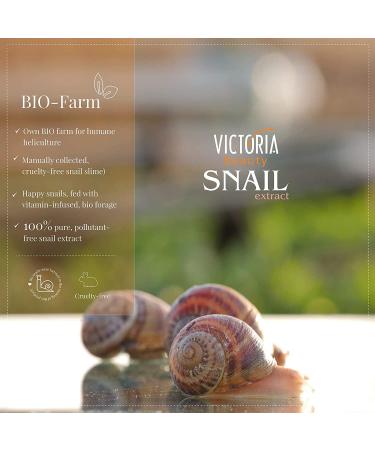 Victoria Beauty Snail Cream with Vitamin C | Anti-Aging Face & Eye Cream for Wrinkles & Dark Circles | 50ml Facial Care - Buy Online on GoSupps.com