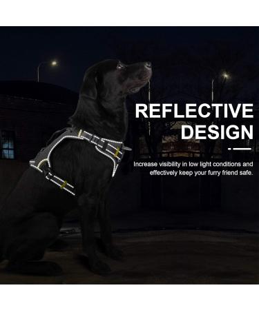 Fida Dog Harness No Pull with Handle Heavy Duty Dog Pack Hound Dog Saddle Bag Backpack for Travel Camping Hiking Small Dog with 2 Hidden Side Pockets (S Black) Small (Neck:34-48cm Chest:44-54cm) Black - Buy Online on GoSupps.com
