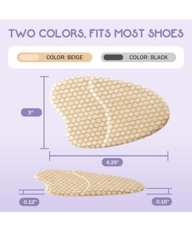 Buy Metatarsal Pads for Women - Ball of Foot Cushions Heel Inserts & Comfort Pads (2 Pairs) - Anti-Slip Invisible Design in Beige - Perfect for High Heels - Buy Online on GoSupps.com