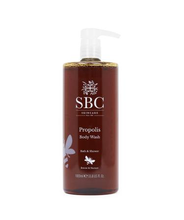 SBC Skincare Propolis Body Wash 1000ml Soothing Propolis Shower Gel For Sensitive Skin Bath And Shower Body Wash For Men And Women