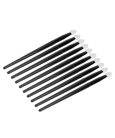 10pcs Silicone Eyeshadow Brush Kit Portable Silicone Eye Makeup Applicator for Eyebrow Powder
